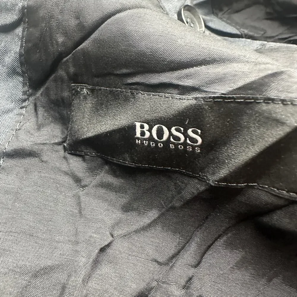 Hugo Boss Guabello Super 120 Huge 2 Genius 1 Italy Mens 38R Sport Blazer Wool